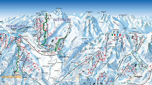 Milky Way Piste Map